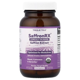 Triquetra Health, SaffronRX®, экстракт шафрана, 30 капсул