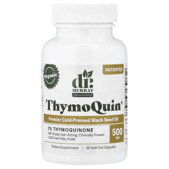 Dr. Murray's, ThymoQuin®, 500 мг, 60 мягких гелевых капсул