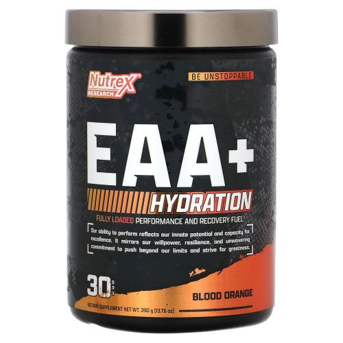 Nutrex Research, EAA + Hydration Кровавый апельсин 390 грамм