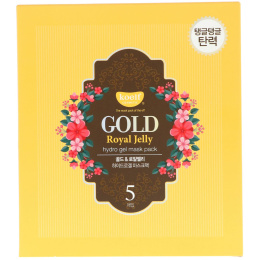 Koelf, Gold Royal Jelly Hydro Gel Mask Pack, 5 Masks, 30 g Each