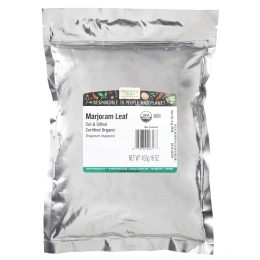 Frontier Co-op, Органические нарезанные и просеянные листья майорана, 453 г (16 унций)