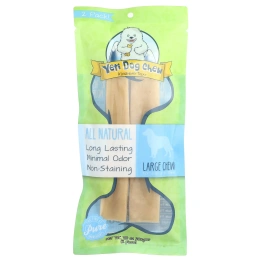 Yeti Dog Chew, большие жевательные таблетки, для собак до 55 фунтов, 2 шт., 200 г (7 унций)