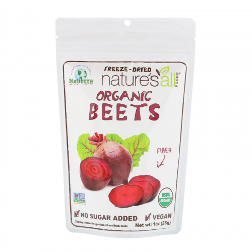 Natierra, Organic Freeze-Dried, Beets, 1 oz (28 g)