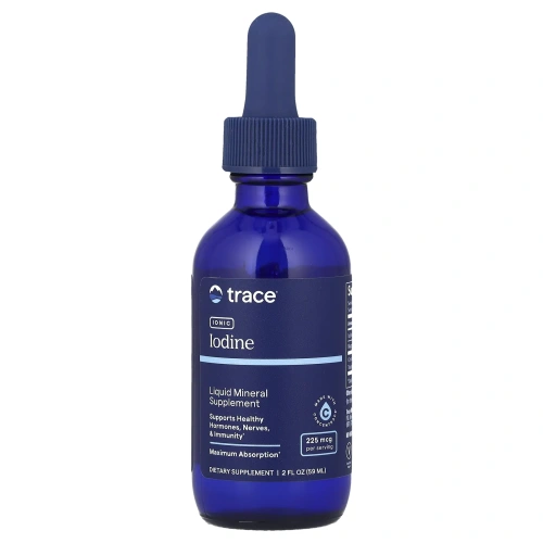 Trace Minerals Research, Ионный йод (225 мкг) 2 жидких унции