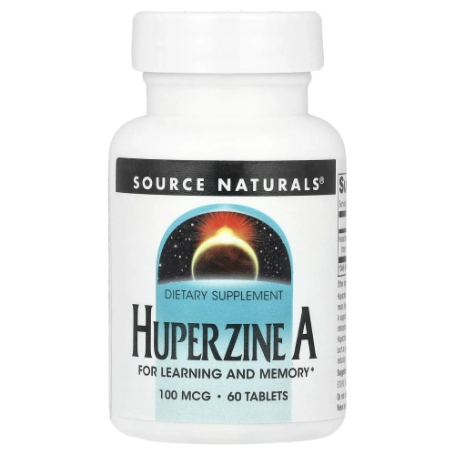 Source Naturals, Гуперзин A, 100 мкг, 60 таблеток