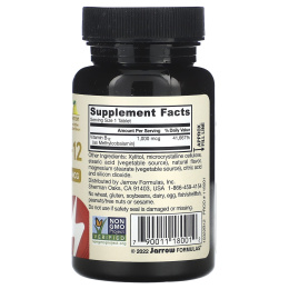 Jarrow Formulas, Метил B-12, со вкусом лимона, 1000 мкг, 100 пастилок