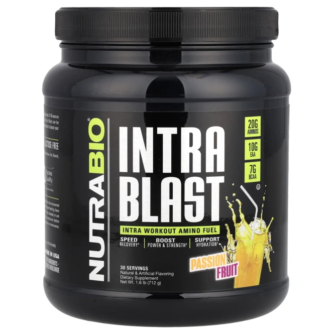 NutraBio Labs, Intra Blast, маракуйя, 718 г