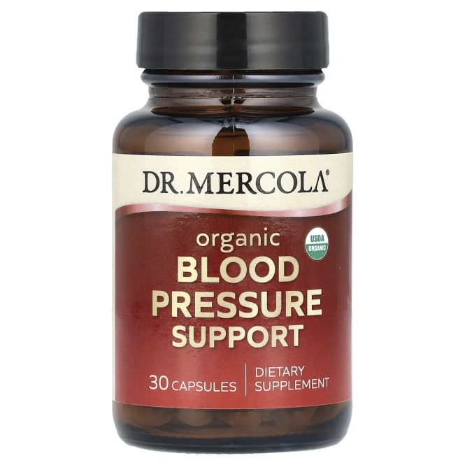 Dr. Mercola, Поддержка давления, 30 капсул