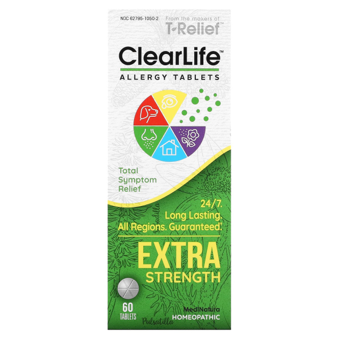 MediNatura, Таблетки от аллергии ClearLife (повышенной дозировки) 60 таблеток