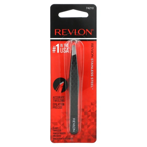 Revlon, Пинцет Expert со скошенными кончиками, 1 шт.
