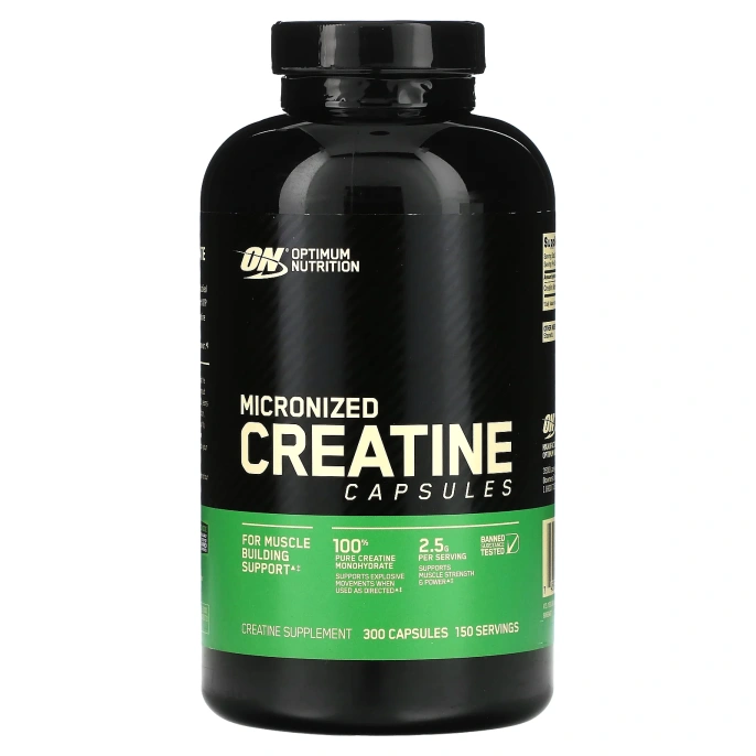 Optimum Nutrition, Микронизированные капсулы креатина 300 капсул