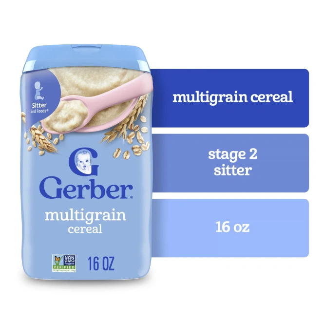 Gerber, Multigrain Cereal, 2nd Foods®, 454 г (16 унций)
