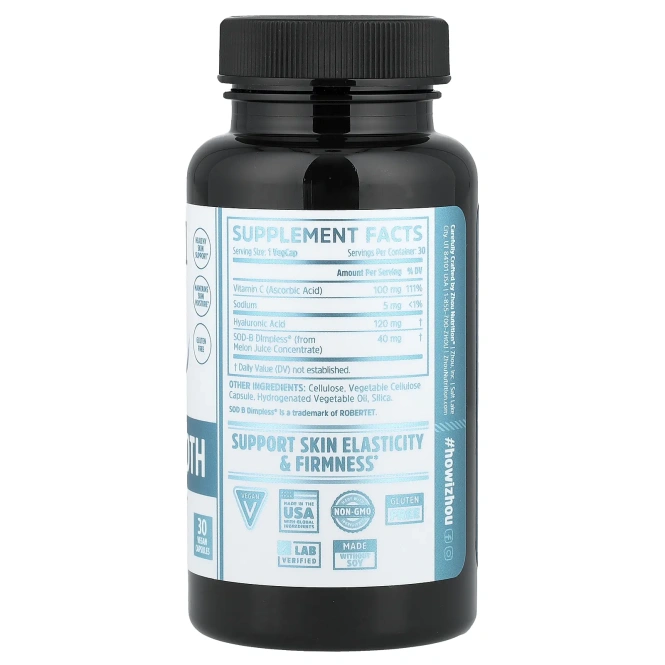 Zhou Nutrition, Body Smooth, 30 веганских капсул
