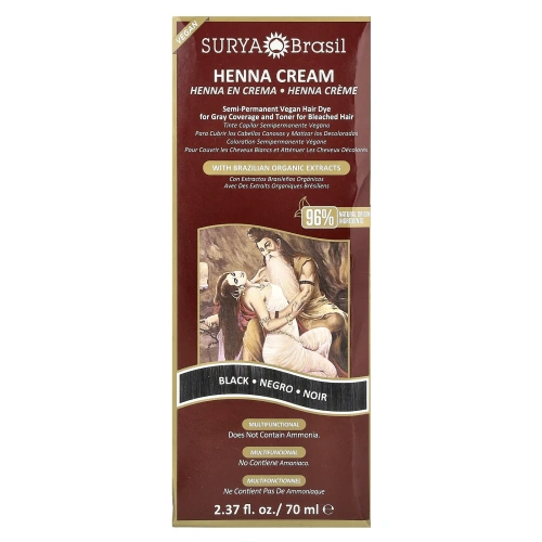 Surya Brasil, Крем-хна черная 2,37 жидких унций