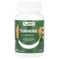 YumVs, куркума с BioPerine®, 60 капсул