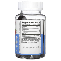 Lifeable, Жевательные мармеладки с пребиотической клетчаткой, натуральные ягоды, без сахара, 60 жевательных таблеток