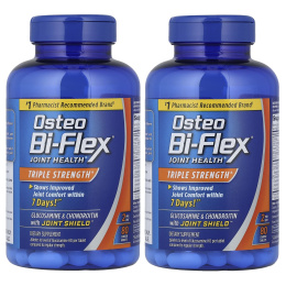 Osteo Bi-Flex, Здоровье суставов, тройная сила, 2 пакетика, 80 таблеток, покрытых оболочкой