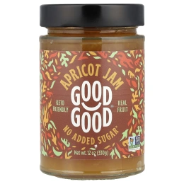 GOOD GOOD, Apricot Jam, 12 oz (330 g)