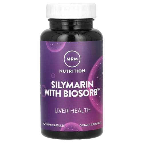 MRM, Силимарин с BioSorb, 60 веганских капсул