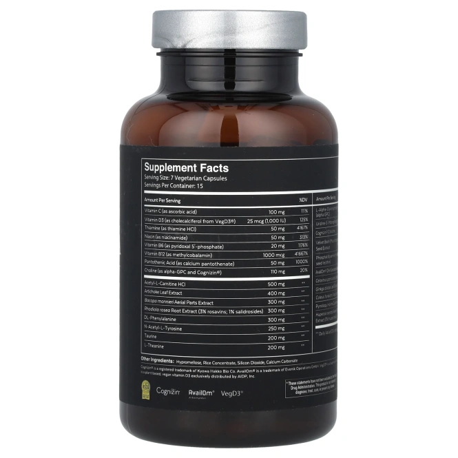 Qualia, Mind®, Caffeine Free, 105 Capsules