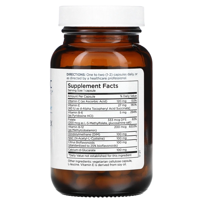 Metabolic Maintenance, Комплекс DIM, Дииндолилметан с коферментами, 60 капсул