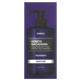 Kundal, средство для ухода за волосами, мед и макадамия, вишневый цвет, 500 мл (16,90 жидк. унции)
