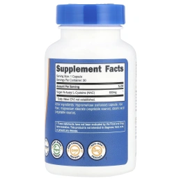 Nutricost, NAC, 600 мг, 30 капсул