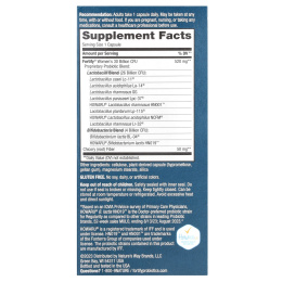 Nature's Way, Fortify, женский пробиотик + пребиотики, повседневный уход, 30 миллиардов, 30 овощей с отсроченным высвобождением. капсул с отсроченным высвобождением