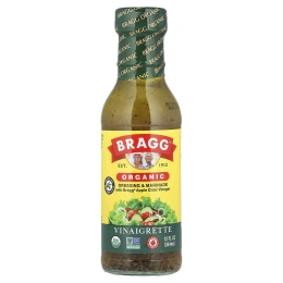 Bragg, органическая заправка и маринад с яблочным уксусом Bragg®, заправка с уксусом, 354 мл (12 жидк. унций)
