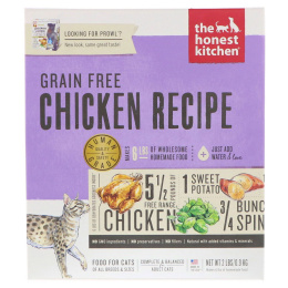 The Honest Kitchen, Grain-Free Dehydrated Cat Food, Chicken Recipe, 2 lbs (0.9 kg)