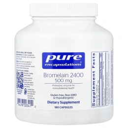 Pure Encapsulations, Bromelain 2400, 500 mg, 180 Capsules