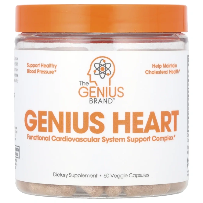 The Genius Brand, Genius Heart, 60 растительных капсул