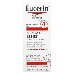 Eucerin, Eczema Relief for Baby, Instant Therapy Creme, 2.0 oz
