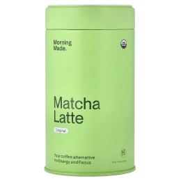 Morning Made, латте с матча, оригинальный вкус, 300 г (10,58 унции)