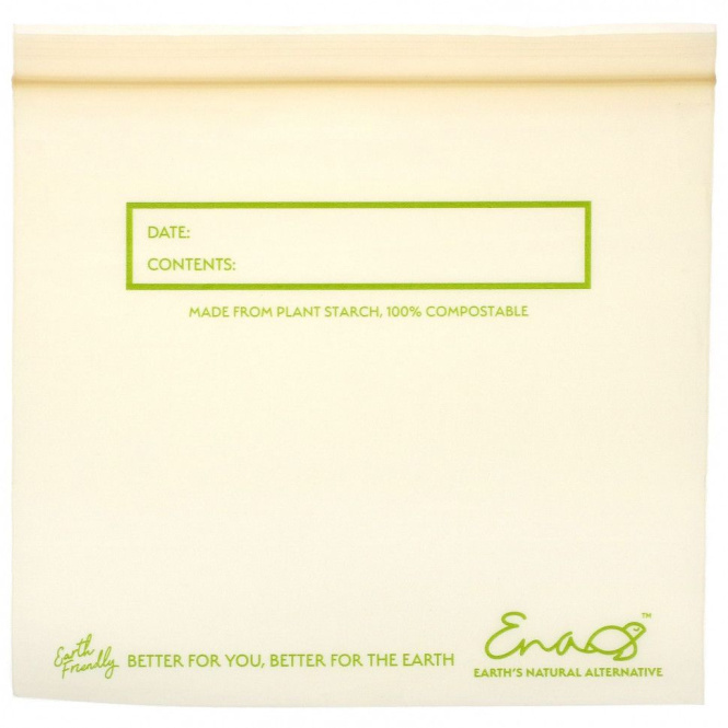 Earth's Natural Alternative, Компостируемые многоразовые пакеты, пакетики для снеков, 50 шт.