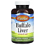 Carlson Labs, Печень буйвола, 180 капсул
