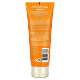 Jason Natural, Осветляющий абрикосовый скраб, Facial Wash & Scrub, 4 унции (113 г)