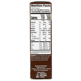 Lundberg, Органический цельнозерновой рис и смесь приправ, рис и дикий рис, оригинальный, 170 г (6 унций)