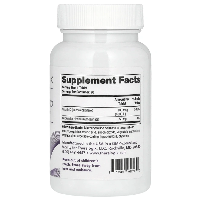 Theralogix, Thera-D 4000, 90 таблеток