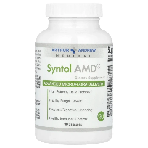 Arthur Andrew Medical, Syntol AMD, усовершенствованная доставка микрофлоры, 500 мг, 90 капсул
