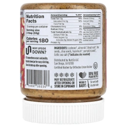 Nuttzo, Paleo Power Fuel, хрустящее масло из 7 орехов и семян, 340 г (12 унций)