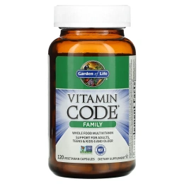 Garden of Life Vitamin Code Family, 120 вегетарианских капсул
