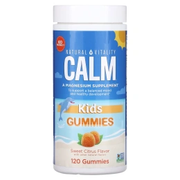Natural Vitality, CALM, детские жевательные таблетки, сладкие цитрусовые, 120 жевательных таблеток