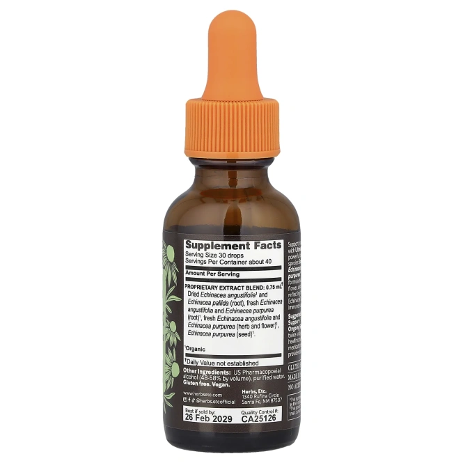Herbs Etc., Ultimate Echinacea™, 30 мл (1 жидк. унция)