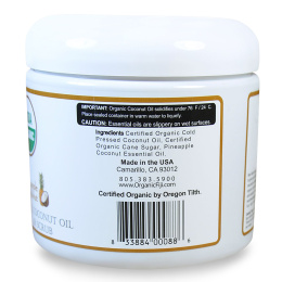 Organic Fiji, Сахарный скраб, ананас и кокос, 20 унций (566 г)