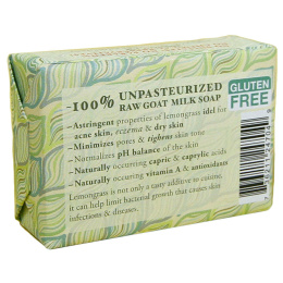 Tierra Mia Organics, Средства для ухода за кожей на основе сырого козьего молока, мыло для тела, лемонграсс, 3,8 унции