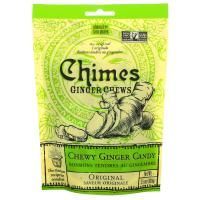 Chimes, жевательные конфеты с имбирем, оригинальный вкус, 100 г (3,5 унции)