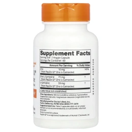 Doctor's Best, PepZin GI Цинк-L-Карнозин, 120 вегетарианских капсул