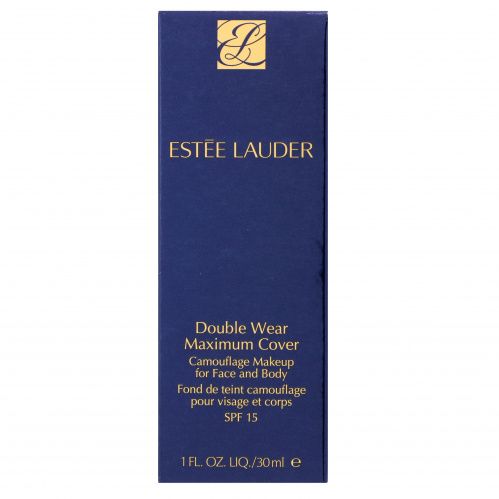 Estee Lauder, Double Wear Maximum Cover, SPF 15, 2C5 Creamy Tan, 1 fl oz (30 ml)