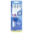 Oral-B, Улучшенная очищающая зубная щетка. мягкая добавка, 4 шт.